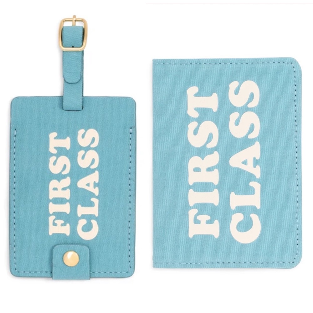 Ban.do NWT Matching Luggage Tag & Passport Case